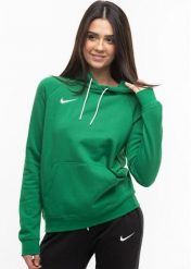 Bluza sportowa damska Nike Wmns Park 20 Fleece. Czerwone bluzy sportowe damskie Nike, xs, bez wzorów, z bawełny, z kapturem, na fitness i siłownię. Za 252.35 zł.