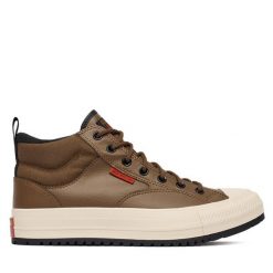 Trzewiki Converse. Brązowe botki męskie Converse, bez wzorów, retro, bez zapięcia. Za 359.99 zł.