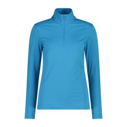 Damski jersey CMP. Niebieskie bluzy sportowe damskie CMP, bez wzorów, z jersey, bez kaptura, narciarskie. Za 191.00 zł.