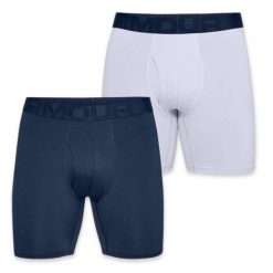 Bokserki męskie Under Armour 2-pak komplet. Niebieskie bokserki męskie Under Armour, m, bez wzorów, z poliesteru. W wyprzedaży za 86.00 zł.