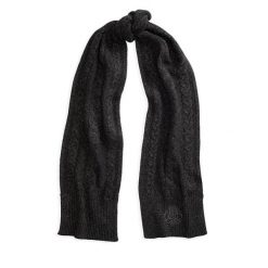 Szalik LAUREN RALPH LAUREN. Szare szaliki i chusty damskie Lauren Ralph Lauren, bez wzorów. Za 519.99 zł.