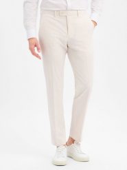 Finshley & Harding Spodnie - Mitch Mężczyźni Modern Fit beżowy, 24. Brązowe eleganckie spodnie męskie Finshley & Harding, m, bez wzorów, z syntetyku. Za 199.95 zł.