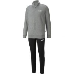 Dres Puma Clean Sweat Suit, Mężczyźni. Szare buty sportowe męskie Puma, z bawełny, bez zapięcia, na fitness i siłownię. Za 390.00 zł.