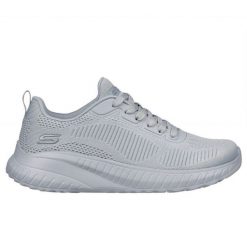 Buty Skechers Bobs Sport Squad Chaos - Face Off 117209 Ltgy szare. Szare obuwie sportowe damskie bez wzorów, z dzianiny. Za 475.92 zł.