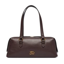 Torebka KARL LAGERFELD. Brązowe torebki do ręki damskie KARL LAGERFELD, bez wzorów, klasyczne, bez dodatków. Za 1,499.00 zł.