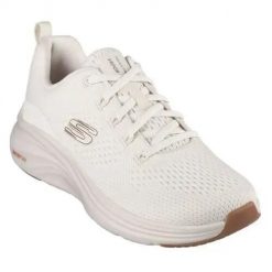 Buty do chodzenia damskie Skechers 150024WBC. Brązowe obuwie sportowe damskie Skechers, bez wzorów, z materiału, trekkingowe. Za 289.99 zł.