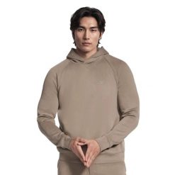 Bluza dresowa sportowa męska Skechcloud Elevate Hoodie. Brązowe bluzy męskie Skechers, m, bez wzorów, z dresówki, bez kaptura, trekkingowe. Za 359.99 zł.