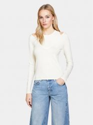 Sisley Sweter 1B7YM104G Écru Slim Fit. Swetry damskie Sisley, m, bez wzorów, z syntetyku, bez kołnierzyka, bez ramiączek, bez kaptura. Za 279.99 zł.