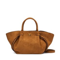Torebka Guess. Brązowe torebki do ręki damskie Guess, z aplikacjami, klasyczne, bez dodatków. Za 634.99 zł.