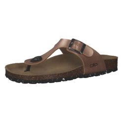 Sandały damskie CMP Eco Mymosa. Czerwone sandały damskie CMP, bez wzorów, z materiału, bez obcasa, bez zapięcia. Za 146.99 zł.