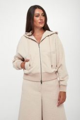 Bluza damska rozpinana z kapturem PESERICO. Bluzy damskie Peserico, bez wzorów, z kapturem. W wyprzedaży za 2,293.85 zł.