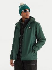 Quiksilver Kurtka przejściowa Overcast 3K EQYJK04202 Zielony Regular Fit. Zielone kurtki męskie Quiksilver, m, bez wzorów, z syntetyku, bez kaptura. Za 649.99 zł.
