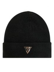 Guess Czapka AM9584 POL01 Czarny. Czarne rękawiczki damskie Guess, na zimę, z aplikacjami. Za 109.99 zł.