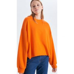Gładka bluza oversize - Pomarańczowy. Bluzy damskie Cropp. W wyprzedaży za 29.99 zł.