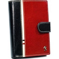 Portfel męski Rovicky 331L-RBA-D BLACK-RED czarno-czerwony. Czarne portfele męskie ROVICKY, bez wzorów. Za 84.00 zł.