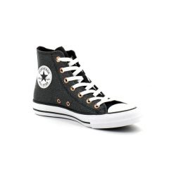 Buty damskie Converse Chuck Taylor All Star. Czarne trampki i tenisówki damskie Converse, bez wzorów, retro, bez zapięcia. Za 249.99 zł.