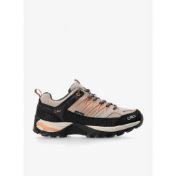 Buty turystyczne damskie CMP Rigel Low WP. Brązowe obuwie sportowe damskie CMP, trekkingowe. W wyprzedaży za 359.99 zł.