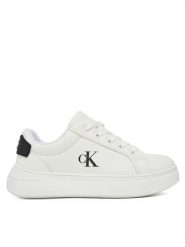 Calvin Klein Sneakersy V3X9-83300-1355 M Biały. Białe buty sportowe chłopięce Calvin Klein, bez wzorów, ze skóry, bez zapięcia. Za 459.99 zł.