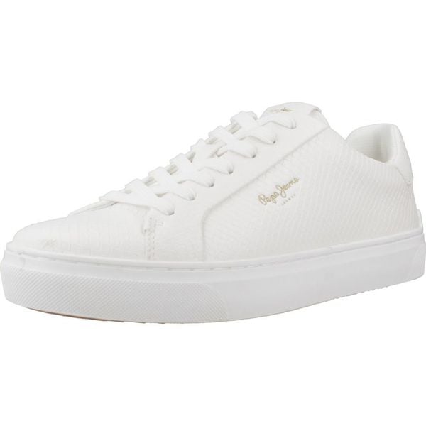 Buty PEPE JEANS CAMDEN RUMP W Biały. Białe obuwie sportowe damskie Pepe Jeans, trekkingowe. Za 312.00 zł.