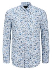 Jack & Jones Koszula Blabarnes 12273876 Błękitny Regular Fit. Niebieskie koszule męskie Jack & Jones, m, bez wzorów, z bawełny, bez kołnierzyka, bez ramiączek. Za 219.99 zł.