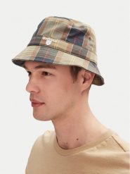 Barbour Kapelusz Tartan MHA0618TN11 Zielony. Zielone rękawiczki męskie Barbour, bez wzorów, z bawełny. Za 129.99 zł.