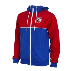 Kurtka Wiatroodporna Pikarska - Atletico Madrid Color Block - Czarna. Niebieskie kurtki męskie COPA FOOTBALL, bez wzorów, do piłki nożnej. Za 463.84 zł.
