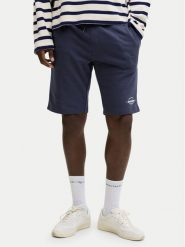 Jack & Jones Szorty sportowe Gordon Brandon 12292136 Granatowy Regular Fit. Niebieskie krótkie spodenki sportowe męskie Jack & Jones, m, bez wzorów, z bawełny. Za 79.99 zł.