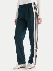 Adidas Spodnie dresowe Adibreak JV7515 Zielony Loose Fit. Zielone spodnie dresowe damskie Adidas, xs, bez wzorów, z dresówki. Za 279.99 zł.