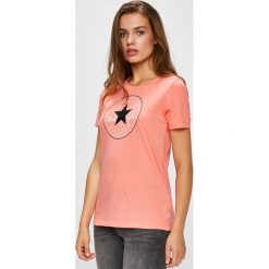 Converse - Top. Różowe topy damskie Converse, z krótkim rękawem. Za 119.90 zł.
