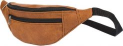 Beltimore Męska saszetka biodrówka nerka na pas regulowana koniakowa F49. Saszetki męskie Beltimore. Za 45.00 zł.