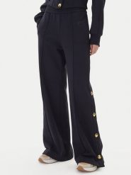 PINKO Spodnie dresowe Pasticciato 105649 A2TC Granatowy Regular Fit. Niebieskie spodnie dresowe damskie Pinko, xl, bez wzorów, z bawełny. Za 1,059.00 zł.