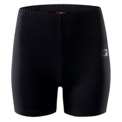 Shorty Damskie Trening Silky. Czarne szorty sportowe damskie IQ, s, bez wzorów, sportowe, na fitness i siłownię. Za 57.99 zł.