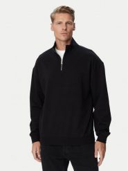 HUGO Bluza Dalizip 50568307 Czarny Regular Fit. Czarne bluzy męskie Hugo, l, bez wzorów, z bawełny, bez kaptura. Za 549.99 zł.