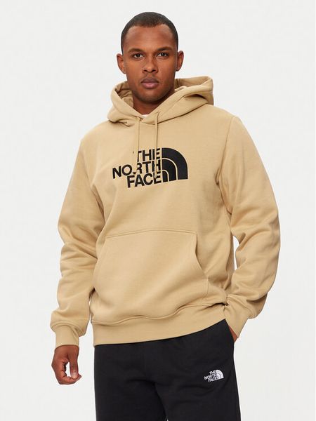 The North Face Bluza Drew Peak NF0A89EM Beżowy Regular Fit. Brązowe bluzy męskie The North Face, m, bez wzorów, z bawełny, bez kaptura. Za 279.99 zł.