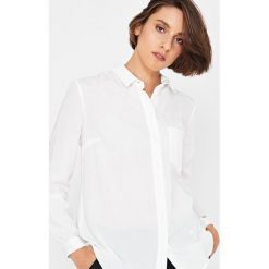Simple - Koszula. Szare bez kategorii marki Simple, z tkaniny, casualowe, z klasycznym kołnierzykiem, z długim rękawem. Za 369.90 zł.