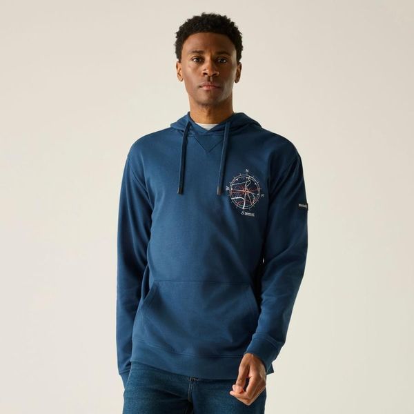 Bluza z kapturem Regatta Cline. Białe bluzy męskie Regatta, m, bez wzorów, z bawełny, z kapturem. Za 89.99 zł.