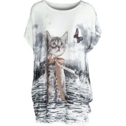 Szara Bluzka Sweet Animal. T-shirty damskie marki Born2be. Za 39.99 zł.