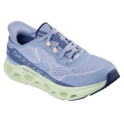 Buty Skechers Slip-ins Glide-Step - Altus 150510-BLMT niebieskie. Niebieskie obuwie sportowe damskie bez wzorów, z meshu, trekkingowe. Za 681.40 zł.