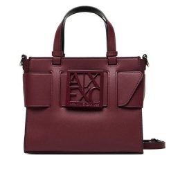 Torebka Armani Exchange. Czerwone torebki do ręki damskie Armani Exchange, bez wzorów, klasyczne, bez dodatków. Za 659.99 zł.
