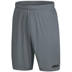 Szorty Jako Manchester 2.0. Szare szorty sportowe damskie Jako, xl, bez wzorów, z materiału, sportowe. Za 92.77 zł.