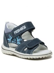 Primigi Sandały 3860622 Granatowy. Niebieskie sandały chłopięce Primigi, z nubiku, bez zapięcia. Za 139.99 zł.
