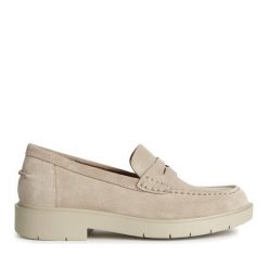 Loafersy Geox. Brązowe mokasyny damskie Geox. Za 509.99 zł.