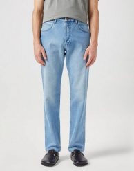 MESKIE SPODNIE WRANGLER FRONTIER CLEVER 112350807. Spodnie materiałowe męskie Wrangler, l, bez wzorów, z jeansu. Za 219.99 zł.