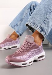 Różowe Buty Sportowe Raiphine. Czerwone obuwie sportowe damskie Born2be, bez wzorów, trekkingowe. Za 119.99 zł.