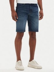 BOSS Szorty jeansowe Re.Maine 50559917 Niebieski Regular Fit. Niebieskie szorty męskie Boss, m, bez wzorów, z bawełny. Za 549.99 zł.