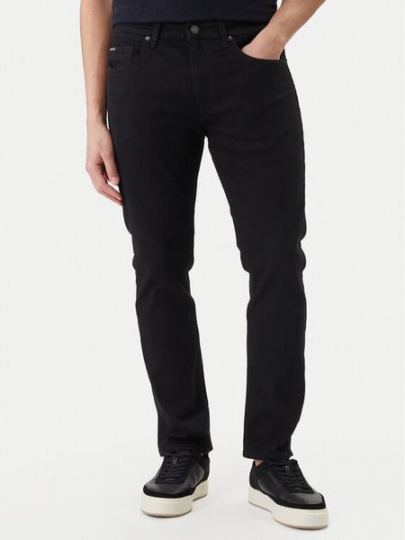 Guess Jeans Jeansy M5YA1C D6311 Czarny Slim Fit. Czarne jeansy męskie Guess Jeans. Za 254.99 zł.