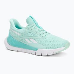 Buty Reebok Reebok Flex Trainer. Zielone obuwie sportowe damskie REEBOK FITNESS, bez wzorów, na fitness i siłownię. Za 279.99 zł.