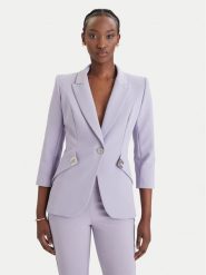 Elisabetta Franchi Marynarka GI-215-61E2-V590 Fioletowy Regular Fit. Fioletowe żakiety damskie Elisabetta Franchi, bez wzorów, z syntetyku. Za 2,509.00 zł.