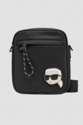 KARL LAGERFELD Czarna saszetka męska K/ikon Nylon. Czarne saszetki męskie KARL LAGERFELD, z nylonu, eleganckie. W wyprzedaży za 429.99 zł.
