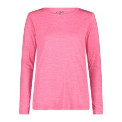 Damska koszulka z długim rękawem CMP. Czerwone koszulki sportowe damskie CMP, bez wzorów, bez kołnierzyka, bez ramiączek, trekkingowe. Za 212.00 zł.